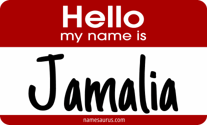 Hello my name is Jamalia png download
