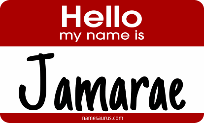 Hello my name is Jamarae png download