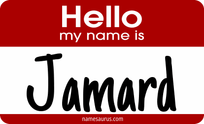 Hello my name is Jamard png download