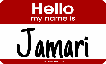 Hello my name is Jamari png download
