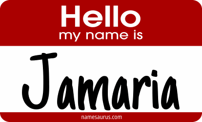 Hello my name is Jamaria png download