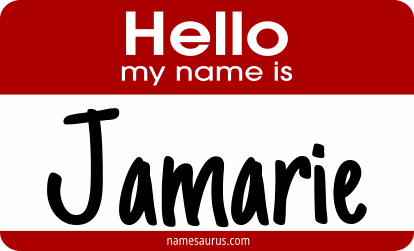 Hello my name is Jamarie png download
