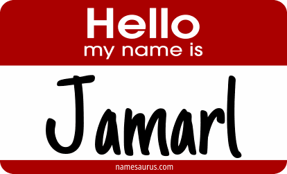 Hello my name is Jamarl png download