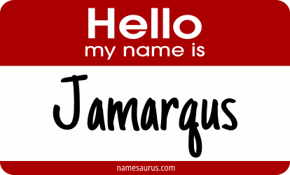 Hello my name is Jamarqus png download