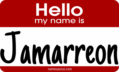 Hello my name is Jamarreon png download