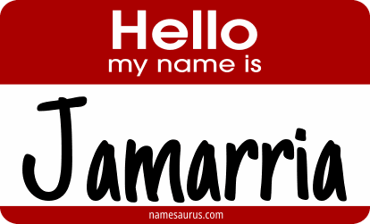 Hello my name is Jamarria png download
