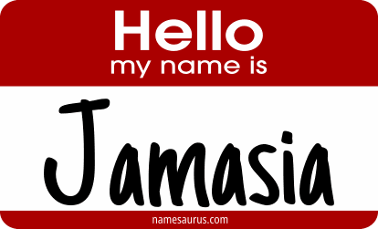 Hello my name is Jamasia png download