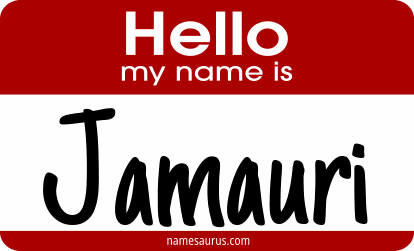 Hello my name is Jamauri png download