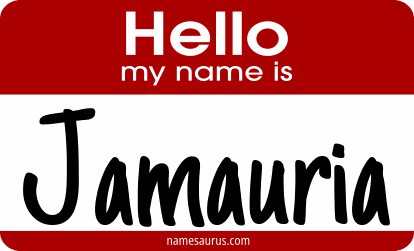 Hello my name is Jamauria png download