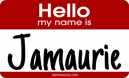 Hello my name is Jamaurie png download