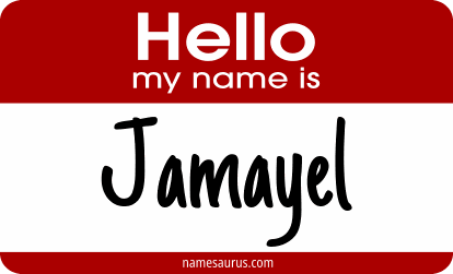 Hello my name is Jamayel png download