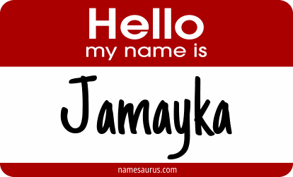 Hello my name is Jamayka png download
