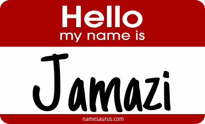 Hello my name is Jamazi png download