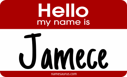 Hello my name is Jamece png download