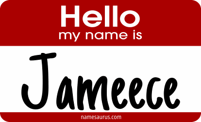 Hello my name is Jameece png download