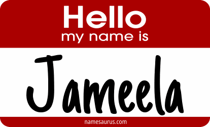Hello my name is Jameela png download