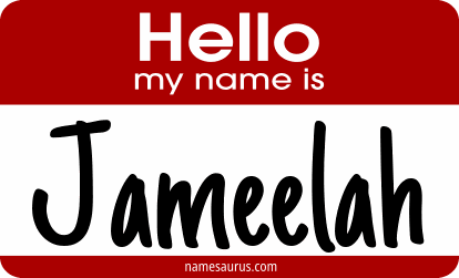 Hello my name is Jameelah png download