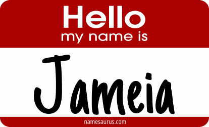 Hello my name is Jameia png download