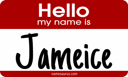 Hello my name is Jameice png download