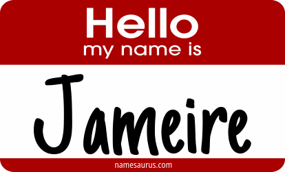 Hello my name is Jameire png download