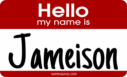 Hello my name is Jameison png download