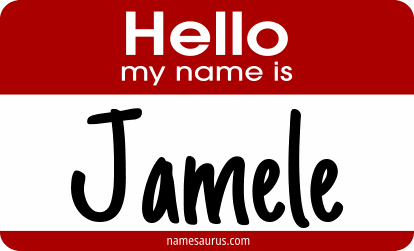 Hello my name is Jamele png download