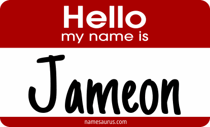 Hello my name is Jameon png download