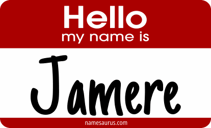 Hello my name is Jamere png download