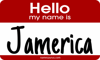 Hello my name is Jamerica png download