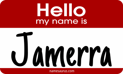 Hello my name is Jamerra png download