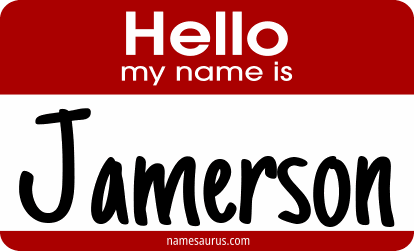 Hello my name is Jamerson png download