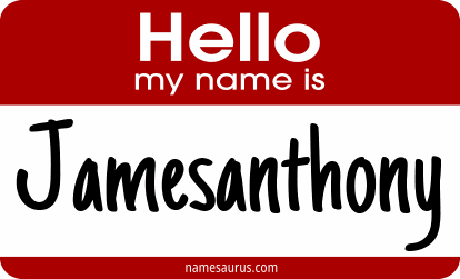 Hello my name is Jamesanthony png download