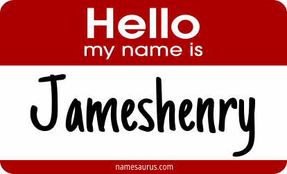 Hello my name is Jameshenry png download