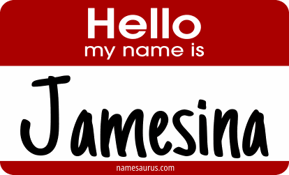 Hello my name is Jamesina png download