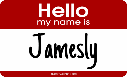 Hello my name is Jamesly png download