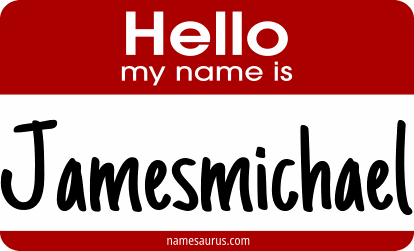 Hello my name is Jamesmichael png download