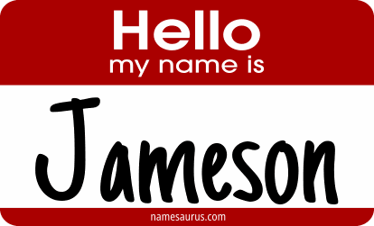 Hello my name is Jameson png download