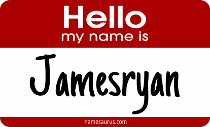 Hello my name is Jamesryan png download