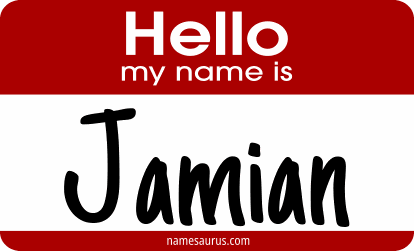 Hello my name is Jamian png download