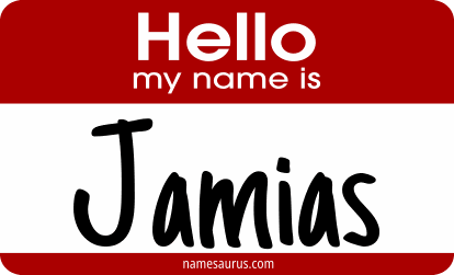 Hello my name is Jamias png download