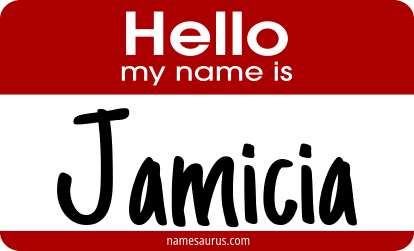 Hello my name is Jamicia png download