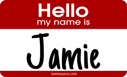 Hello my name is Jamie png download