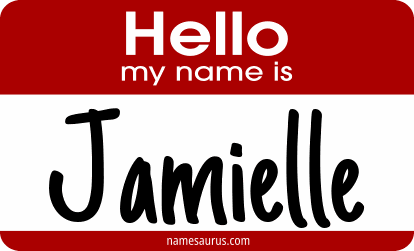 Hello my name is Jamielle png download