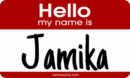 Hello my name is Jamika png download