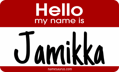 Hello my name is Jamikka png download