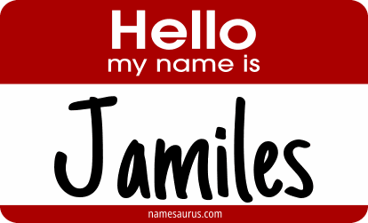Hello my name is Jamiles png download