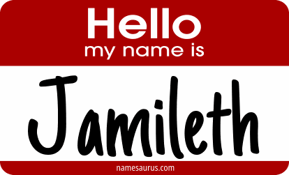 Hello my name is Jamileth png download