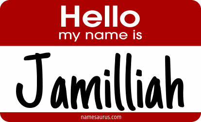 Hello my name is Jamilliah png download