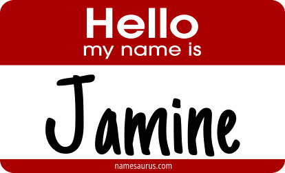 Hello my name is Jamine png download