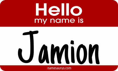 Hello my name is Jamion png download